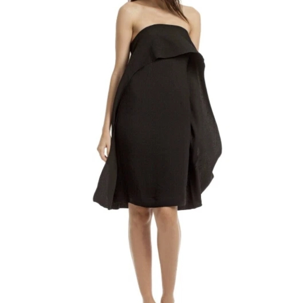 Trina Turk Black Strapless Dress
